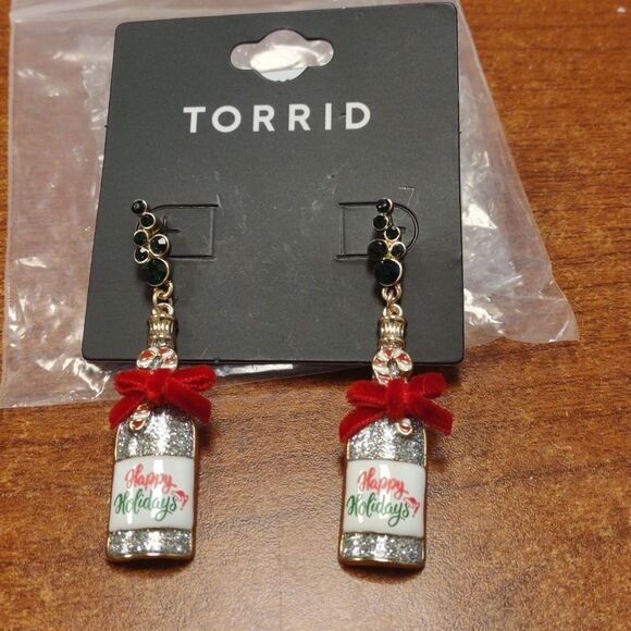 Torrid Happy Holiday Bubbly Earrings - New - Picture 3 of 4